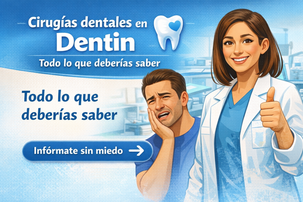 Cirugías dentales en Dentin: todo lo que deberías saber 1 CIRUGIAS ORALES DENTIN
