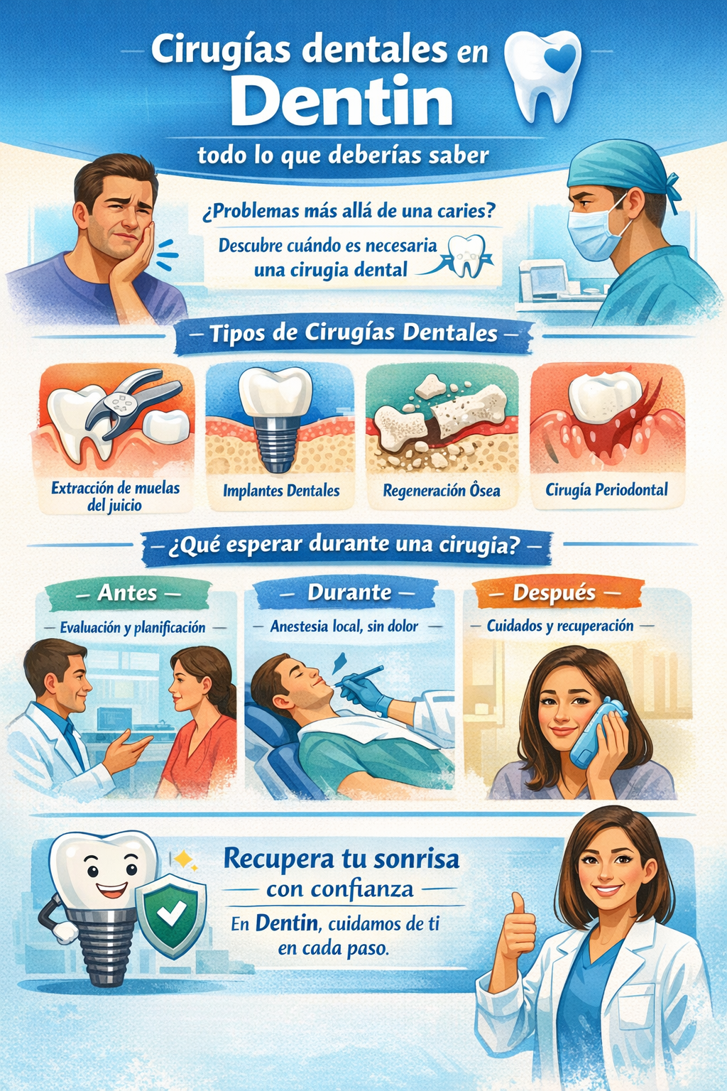 Cirugías dentales en Dentin: todo lo que deberías saber 2 cirugias orales en dentin